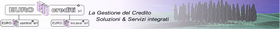 EUROcrediti srl - EUROcontrol srl - EUROincassi srl - La Gestione del Credito - Soluzioni & Servizi integrati