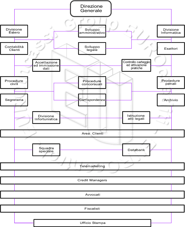 Grafico organigramma aziendale